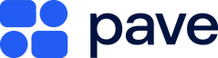 Pave Logo - Blue Mark with Dark Blue Font